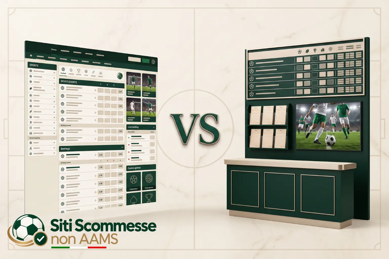 Differenze tra siti scommesse non AAMS e bookmaker ADM italiani